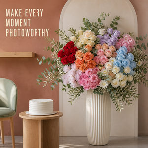 9 Têtes <span class=keywords><strong>de</strong></span> Roses Artificielles Réalistes en Soie <span class=keywords><strong>de</strong></span> Polyester, Douces et Élégantes, pour Décoration Intérieure, Centre <span class=keywords><strong>de</strong></span> Table <span class=keywords><strong>de</strong></span> Salon ou Table Basse - Product Image 4