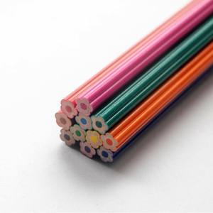 Crayons de couleur personnalisés, ensemble de <span class=keywords><strong>dessin</strong></span> pour enfants, impression de logo en forme de cœur disponible, crayons personnalisés - Product Image 3