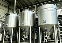 Fût de Fermentation en Acier Inoxydable 20L 30L 50L 100L 120L 150L 200L, Fût de Brasserie et Cuve de Brassage Personnalisables