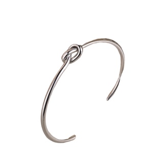 2025 Vintage Style Gold <b>Stainless</b> <b>Steel</b> Cuff Open Knot Bracelet Unisex Gift Jewelry Accessories - Product Image 1