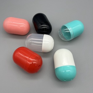 Bán buôn 5*8cm mini nhựa PP đồ chơi Viên nang kích cỡ khác nhau cho máy bán hàng tự động bao bì rỗng viên nang hộp mù - Product Image 2