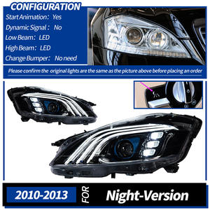 ไฟหน้า LED ขายดีสำหรับ Mercedes <span class=keywords><strong>Benz</strong></span> <span class=keywords><strong>S300</strong></span> S350รุ่น <span class=keywords><strong>W221</strong></span> 2006-2012ปลั๊กแอนด์เพลย์ไฟหน้าอัปเกรด DRL อัตโนมัติ - Product Image 3