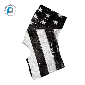 Puro stile bianco nero stampa stella americana stampa calcio sputo personalizzato sublimazione calcio calcio tacchettatura produzione - Product Image 6