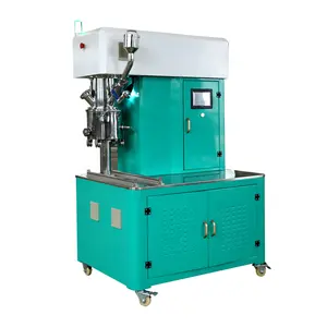 Lab vacuum double planetary mixer for dense paste and slurries