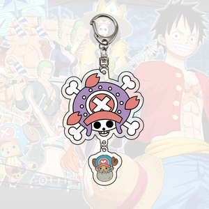 <span class=keywords><strong>Porte</strong></span>-<span class=keywords><strong>clés</strong></span> personnalisé en acrylique pour femme, anime, One Piece, <span class=keywords><strong>porte</strong></span>-<span class=keywords><strong>clés</strong></span> transparent en acrylique, <span class=keywords><strong>porte</strong></span>-<span class=keywords><strong>clés</strong></span> Luffy Chopper, pendentif, bijoux - Product Image 3