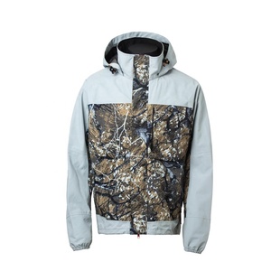 Áo Gió Có Mũ Cho Nam, Áo Khoác Ngụy Trang, Chống Thấm Nước, Thoáng Khí, Mặc Thường Ngày - Product Image 1