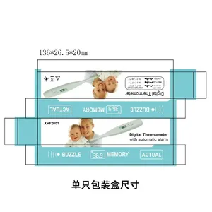 मौखिक और बगल के तापमान के लिए सटीक डिजिटल जल थर्मामीटर बुखार अलार्म के साथ घरेलू प्लास्टिक निर्माण - Product Image 4