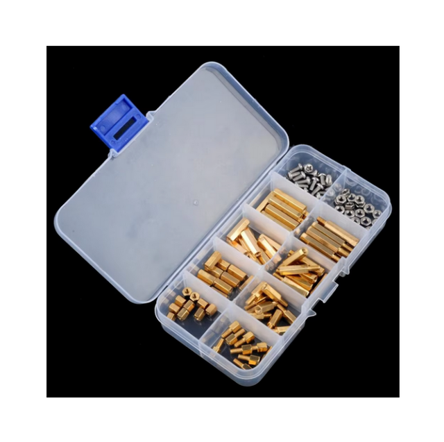 120Pcs M3 Metal Standoff Spacer Kit M3x5mm to M3X20mm Male Female Brass Spacers PCB Board Hex Screws Nut Assortment Kit