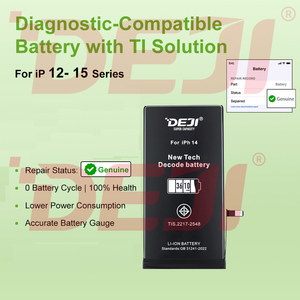 <span class=keywords><strong>Batterie</strong></span> de remplacement pour téléphone portable DEJI 100% Life Diagnostic pour <span class=keywords><strong>iPhone</strong></span> <span class=keywords><strong>12</strong></span> 13mini 14 14Pro 15ProMax Tous modèles - Product Image 6