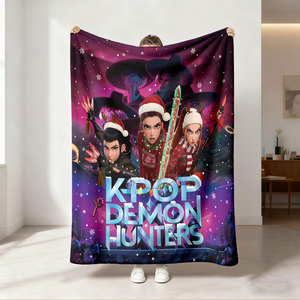 Couverture en flanelle Kpop Demon Hunter au design merveilleux - Product Image 3