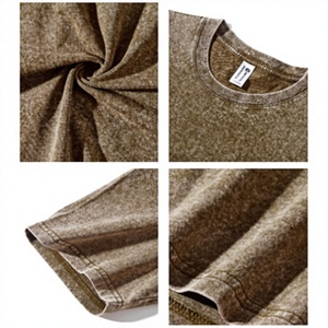 Custom Washed <b>Hooded</b> <b>Long</b> <b>Sleeve</b> Men's Cotton <b>T</b>-<b>Shirt</b> - Product Image 4