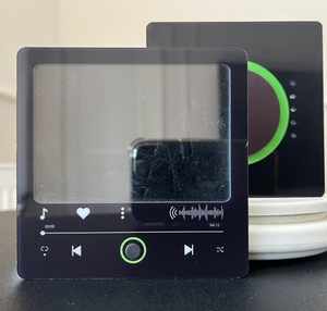 Aimant de réfrigérateur musical en acrylique personnalisé en usine, rechargeable par USB, avec photo et son personnalisables, cadeau DIY, décoration intérieure - Product Image 4