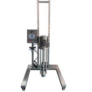 YUANYANG mesin pencampur homegenizer pengangkat pneumatik untuk cat es krim pengaduk pencampur ampelas vakum 20l 50l 100l