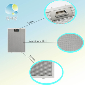 Yağ filtresi egzoz filtresi için mutfak paslanmaz çelik bölme alüminyum Metal davlumbaz - Product Image 6