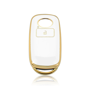 Nhà Máy Trực Tiếp Bán Buôn Vàng Chrome Cạnh Mềm TPU Nhựa Rộng Rãi Daihatsu Xe Điều Khiển Từ Xa Vỏ Chìa Khóa Trường Hợp Bìa Fob Silicone - Product Image 2