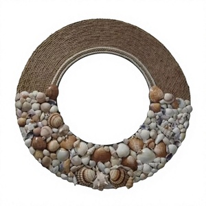 Espejo de Pared LED de Diseño Moderno con Marco de Cuerda y Vidrio Cuadrado Tipo Mosaico, Sin Necesidad de Electricidad, 4mm de Grosor, para Baño y Decoración del Hogar - Product Image 1