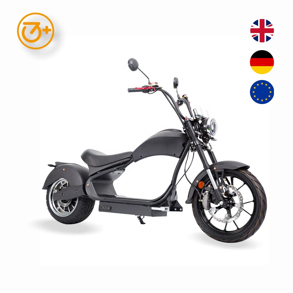 2022 новый дизайн со склада в ЕС, Электрический скутер Citycoco 70 км/ч с алюминиевым колесом EEC