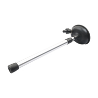 Kit de nettoyage de moteur inboard en gros pour l'entretien des bateaux avec tige en aluminium réglable et ventouse en PVC