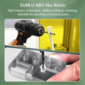 เรซิ่น SUNLU UV ABS คล้ายเรซิ่น 405nm 2กก. 1กก./ขวด กลิ่นน้อย หดตัวน้อย สำหรับเครื่องพิมพ์ 3 มิติ LCD วัสดุการพิมพ์ 3 มิติ - Product Image 3