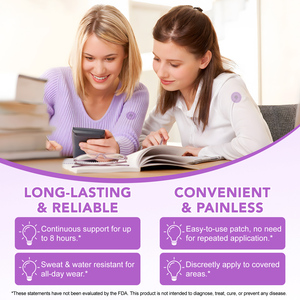 Acentiallabs siêu vá tinh thần tập trung vá phân hủy sinh học Lớp trên cùng tập trung các bản vá lỗi cho người lớn tập trung sâu hỗ trợ sức khỏe tập trung - Product Image 3