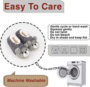 Pantoufles d'hiver confortables et chaudes en fourrure d'animal avec pinces, design personnalisé de haute qualité - Product Image 3