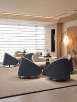 Ensemble table et chaises de négociation nordique pour bureau, hall d'hôtel, réception, canapé de salon, fauteuil de loisirs pour usage domestique