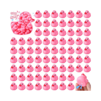 Mini en vrac canards en caoutchouc grinçants jouets de bain minuscule flotteur baignoire canards bébé douche fête faveur pour anniversaire voiture décor fournitures
