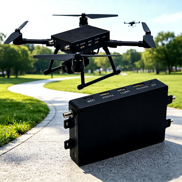 Wireless Network Long Range UAV Digital Radio Image Video Data Link Transmission Command and Control Communication System
