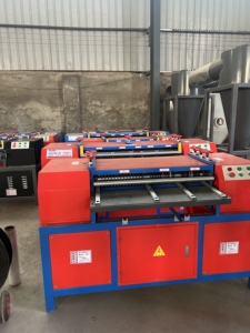 Máquina Automática de Corte de Láminas de Cobre y Aluminio para Radiadores de Automóviles, Accionada por Motor de 7kw, Capacidad de 2000-3000kg/Día, Marca AWISY - Product Image 6