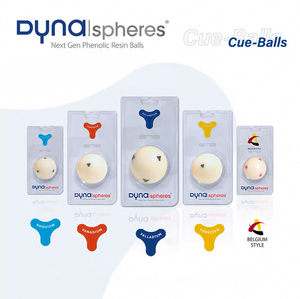 Bolas de Billar de Resina Fenólica de Primera Calidad de 57,2 mm de Nueva Generación, Bolas de Billar de Resina de Paladio Dynaspheres - Product Image 1