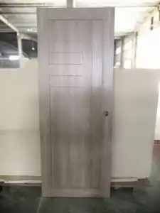 Marché du Moyen-Orient populaire Porte d'assemblage en bois et plastique composite Porte à cadre de grande taille pour un usage intérieur