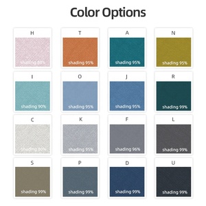 ZSTARR cortinas de empalme de alta calidad 100% Blackout sedoso brillante doble <span class=keywords><strong>colores</strong></span> tela sólida cortinas de lujo para sala de estar - Product Image 3