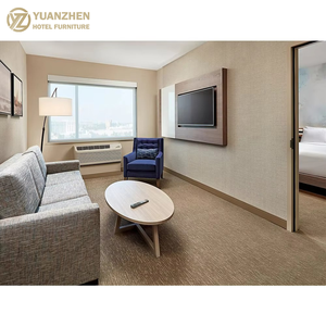 Cambria Suites dự án tùy chỉnh phòng ngủ khách sạn gỗ hiện đại Bộ đồ nội thất phòng khách sạn - Product Image 5