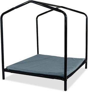 Fabrikant Groothandel Verhoogde Grote Verhoogde Hondenbedje Smeedijzeren Metalen Frame Staal Buiten Verhoogde Hondenbed - Product Image 6