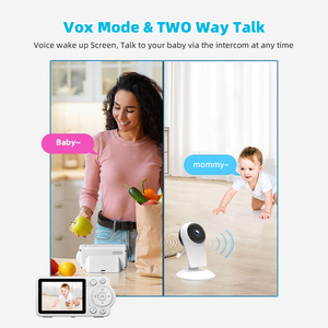 กล้องวิดีโอ LCD ขนาด2.8นิ้วสำหรับ<span class=keywords><strong>เด็ก</strong></span>กล้องอินฟาเรดสำหรับดูเวลากลางคืนให้อาหารโหมด VOX <span class=keywords><strong>ตรวจ</strong></span>สอบอุณหภูมิหน้าจอแบตเตอรี่โทรศัพท์<span class=keywords><strong>เด็ก</strong></span> - Product Image 5