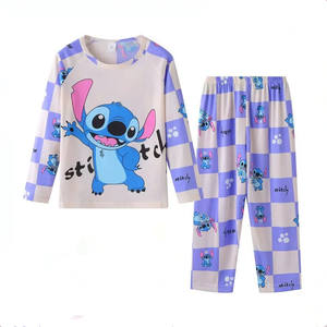 Set Pigiama Cartoon per Bambini, Abbigliamento Casual Stampato per Ragazzi, Pigiami Carini per Ragazze, Homewear a Maniche Lunghe per Neonati, Pigiami Autunnali per Bambini - Product Image 2