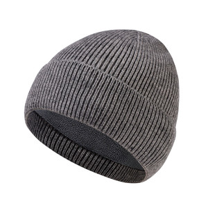 Unisex mùa đông Beanie dày ấm lót 100% Acrylic thời tiết lạnh với nút - Product Image 6