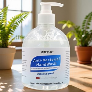 Desinfectante de manos personalizable de alta calidad en forma líquida Fuente de fábricas de producción china para uso de limpieza y cuidado de la piel - Product Image 1