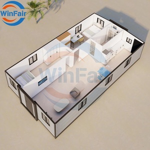Casa Contenedor Prefabricada Portátil Modular de Paneles Sándwich WinFair de 40 Pies para Residencia de Ancianos / Vivienda para Personas Mayores / Casa de Campo Rural - Product Image 4