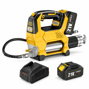 Pistolet à <span class=keywords><strong>graisse</strong></span> électrique sans balais haute pression industriel 12000 PSI, 21V sans fil, capacité 600cc pour engins lourds et excavatrices - Product Image 1