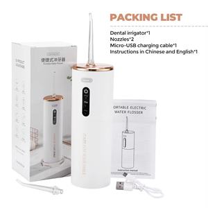 Nuevo Irrigador Bucal Portátil Recargable por USB con 3 Modos, Limpiador Dental Eléctrico a Prueba de Agua para Viajes - Product Image 4