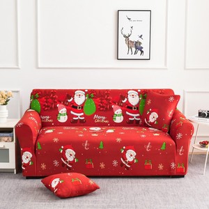 Funda Elástica Festiva para Sofá <span class=keywords><strong>Navideño</strong></span> 2026 - Funda Elástica para Sofá de 1 a 4 Plazas, Decoración Perfecta para el Hogar en Navidad, Fácil de Cuidar - Product Image 1