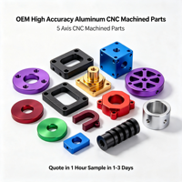 Pièces usinées CNC en aluminium de haute précision OEM, fraisage, tournage, finition d'anodisation dure pour équipement mécanique