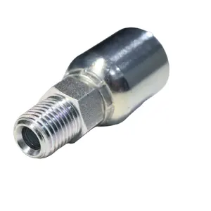 Yüksek basınçlı hidrolik adaptör konektörü dişli iplik tüp hortum boru montajı erkek NPTF döner düz yüksük kullanımlık somun