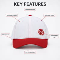 Casquette de baseball de luxe personnalisée à 6 panneaux en sergé, imprimé vague topographique dégradé violet, pré-courbée, unisexe, ajustable, style streetwear, snapback