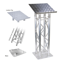 SIL Custom Moving Head Metal Truss Atriles Aluminio Truss Stage Platform Podiums Aluminio Podio Truss Pilar para concierto Evento