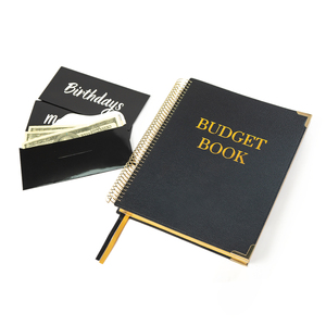 Pianificatore di Budget settimanale personalizzato sfida di risparmio mensile taccuino pianificatore di Budget per riviste finanziarie familiari impostato con il Budget avvolge - Product Image 1