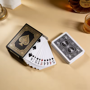 Cartes à jouer en papier haut de gamme OEM ODM d'usine, impression couleur personnalisée, jeux de cartes de poker publicitaires pour adultes - Product Image 2