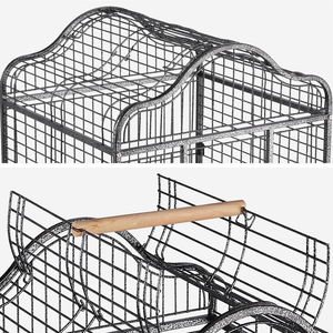 Jaulas Metálicas de Acero Inoxidable al por Mayor para Mascotas, Aviarios para Pájaros, Canarios, Palomas, Jaulas de Cría para Exteriores, Jaulas Grandes para Loros - Product Image 2