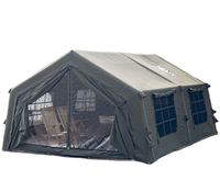 Tente gonflable de luxe de dôme de pique-nique du vert 17.2 pour le camping extérieur de famille